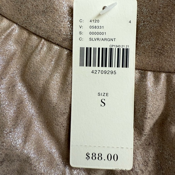 Maeve Anthropologie Pleated Midi Skirt Size S
Gold Metallic Sueded NWT - Picture 9 of 9